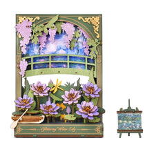 Laden Sie das Bild in den Galerie-Viewer, 3D Puzzle - Glitzernde Seerose