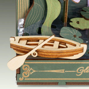 3D Puzzle - Glitzernde Seerose