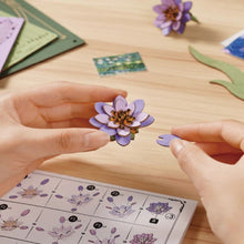 Laden Sie das Bild in den Galerie-Viewer, 3D Puzzle - Glitzernde Seerose