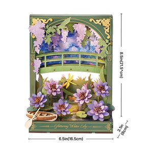 3D Puzzle - Glitzernde Seerose