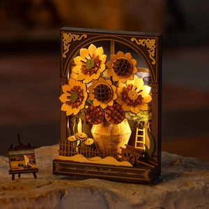 3D Puzzle - Goldene Sonnenblume