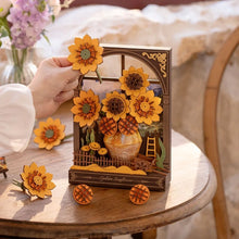 Laden Sie das Bild in den Galerie-Viewer, 3D Puzzle - Goldene Sonnenblume