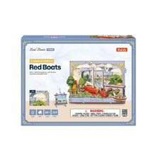 Laden Sie das Bild in den Galerie-Viewer, 3D Puzzle - Rote Boote