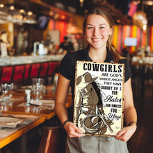 Laden Sie das Bild in den Galerie-Viewer, Malen nach Zahlen Metallposter - Cowgirls