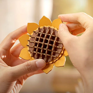3D Puzzle - Holzblumenbox