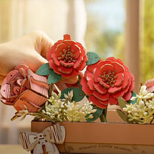 Laden Sie das Bild in den Galerie-Viewer, 3D Puzzle - Holzblumenbox