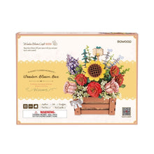 Laden Sie das Bild in den Galerie-Viewer, 3D Puzzle - Holzblumenbox