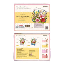 Laden Sie das Bild in den Galerie-Viewer, 3D Puzzle - Blumenkorb aus Holz