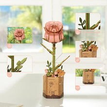 Laden Sie das Bild in den Galerie-Viewer, 3D Puzzle - Rosa Rose