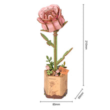 Laden Sie das Bild in den Galerie-Viewer, 3D Puzzle - Rosa Rose