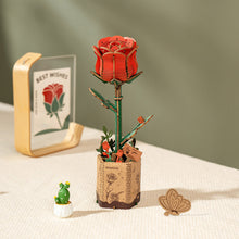 Laden Sie das Bild in den Galerie-Viewer, 3D Puzzle - Rote Rose