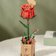 Laden Sie das Bild in den Galerie-Viewer, 3D Puzzle - Rote Rose