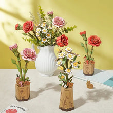 Laden Sie das Bild in den Galerie-Viewer, 3D Puzzle - Rote Nelke