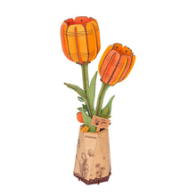 Laden Sie das Bild in den Galerie-Viewer, 3D Puzzle - Orange Tulpe