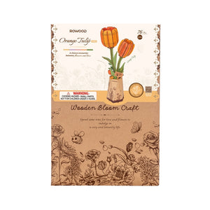 3D Puzzle - Orange Tulpe
