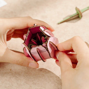 3D Puzzle - Rosa Tulpe