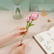 Laden Sie das Bild in den Galerie-Viewer, 3D Puzzle - Rosa Tulpe