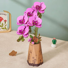 Laden Sie das Bild in den Galerie-Viewer, 3D Puzzle - Lila Schmetterlingsorchidee