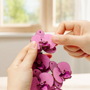 3D Puzzle - Lila Schmetterlingsorchidee
