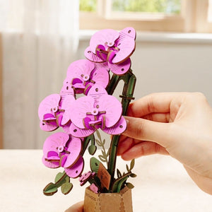 3D Puzzle - Lila Schmetterlingsorchidee