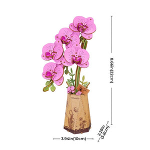 3D Puzzle - Lila Schmetterlingsorchidee