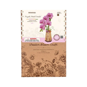 3D Puzzle - Lila Schmetterlingsorchidee