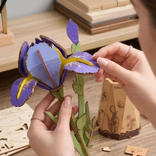 Laden Sie das Bild in den Galerie-Viewer, 3D Puzzle - Violette Lilie