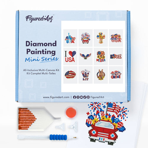 Mini Serie Diamond Painting - Amerikanischer Stolz