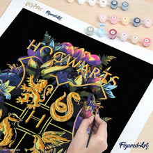 Laden Sie das Bild in den Galerie-Viewer, Harry Potter - Blumenwappen von Hogwarts