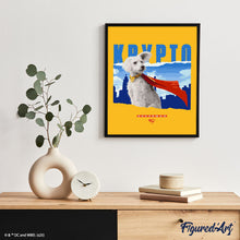 Laden Sie das Bild in den Galerie-Viewer, Superman - Krypto mit Skyline