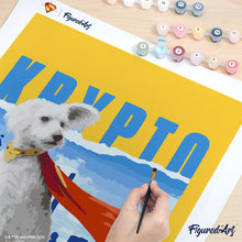 Laden Sie das Bild in den Galerie-Viewer, Superman - Krypto mit Skyline