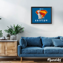 Laden Sie das Bild in den Galerie-Viewer, Superman - Krypto mit “S”-Schild