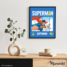 Laden Sie das Bild in den Galerie-Viewer, Superman im Flug mit Krypto