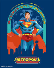 Laden Sie das Bild in den Galerie-Viewer, Malen nach Zahlen Figured'Art – Superman - Stadt der Zukunft