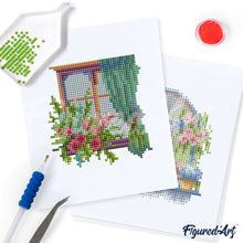 Laden Sie das Bild in den Galerie-Viewer, Mini Serie Diamond Painting - Blühende Blumen