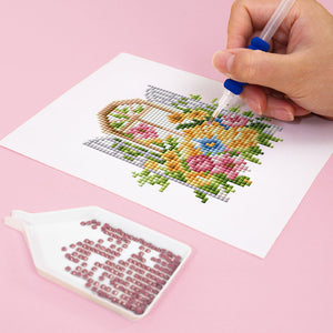 Mini Serie Diamond Painting - Blühende Blumen
