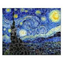 Laden Sie das Bild in den Galerie-Viewer, Holzpuzzle Erwachsene - Van Goghs Sternennacht