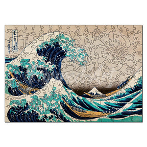 Holzpuzzle Erwachsene - Die große Welle vor Kanagawa von Hokusai