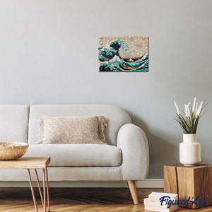 Holzpuzzle Erwachsene - Die große Welle vor Kanagawa von Hokusai