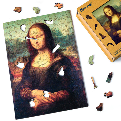 Holzpuzzle Erwachsene - Mona Lisa von Leonardo da Vinci
