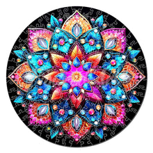 Laden Sie das Bild in den Galerie-Viewer, Holzpuzzle Erwachsene - Kaleidoskop-Mandala