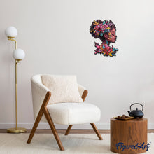 Laden Sie das Bild in den Galerie-Viewer, Holzpuzzle Erwachsene - Blumenfrauenporträt