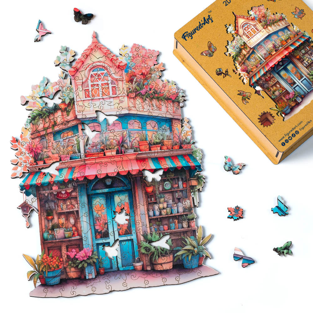 Holzpuzzle Erwachsene - Verspielter Florist