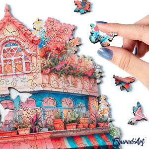 Holzpuzzle Erwachsene - Verspielter Florist