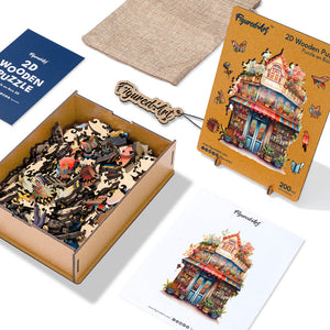 Holzpuzzle Erwachsene - Verspielter Florist