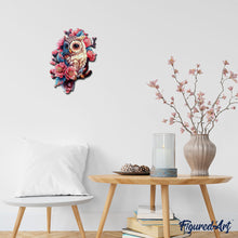 Laden Sie das Bild in den Galerie-Viewer, Holzpuzzle Erwachsene - Blumen-Eule