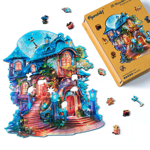 Holzpuzzle Erwachsene - Verzaubertes Haus