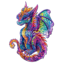 Laden Sie das Bild in den Galerie-Viewer, Holzpuzzle Erwachsene - Lebendiger Drache