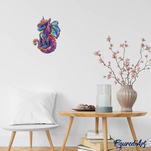 Holzpuzzle Erwachsene - Lebendiger Drache