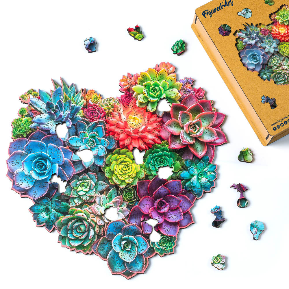 Holzpuzzle Erwachsene - Saftiges Herz